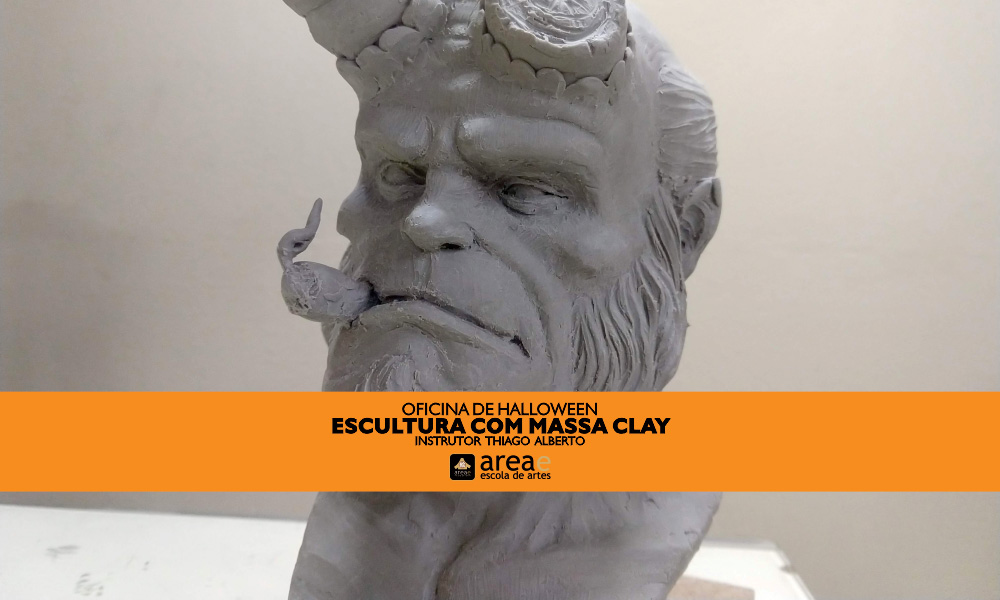 Curso de escultura com massa clay