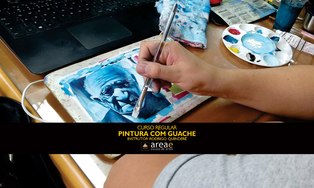 Fazendo uma Pintura Acadêmica com tinta guache