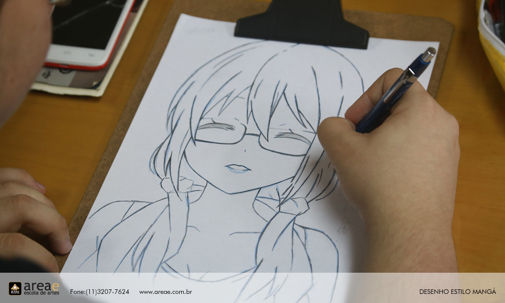 Curso de desenho Anime Realce Artes