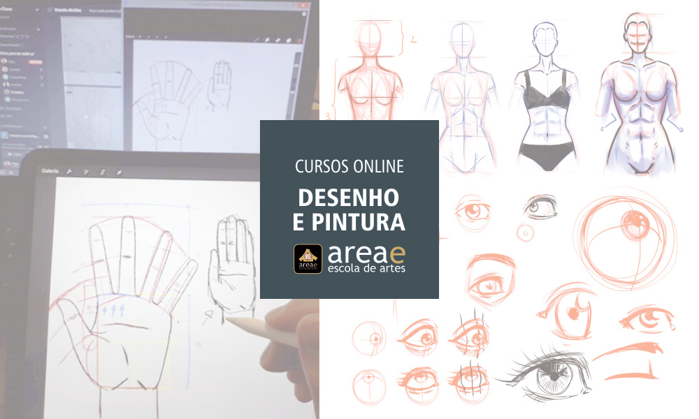 Cursos online de desenho e pintura