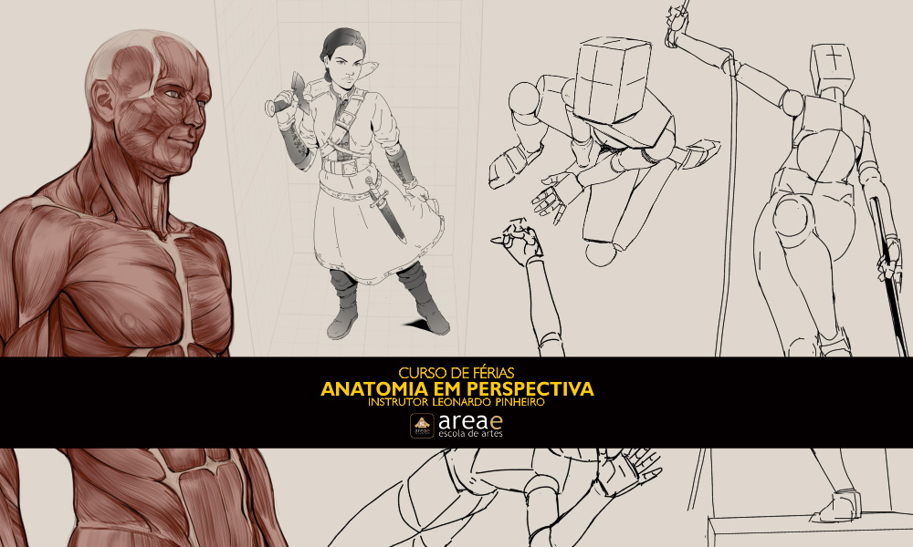 Curso de anatomia em perspectiva