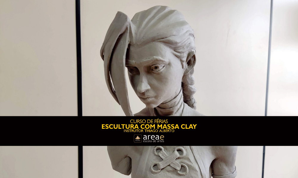 Curso de escultura com massa clay