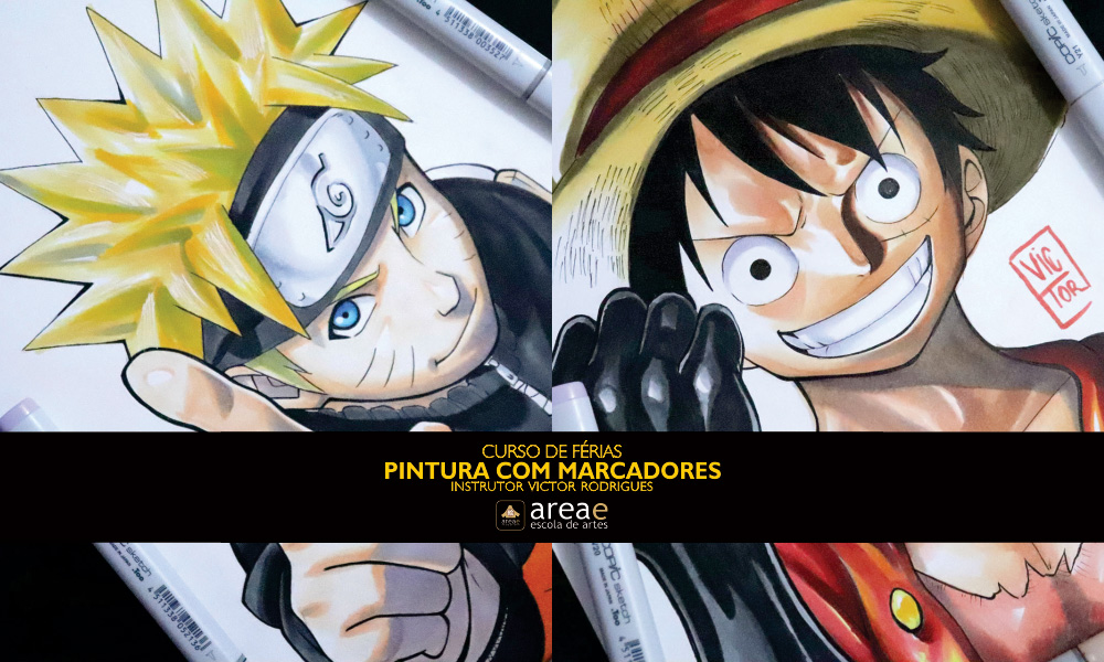 Curso de desenho Anime Realce Artes